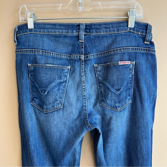 Hudson Leigh Boyfriend Distressed Jeans size 28 holes Buttonfly - Picture 4 of 6